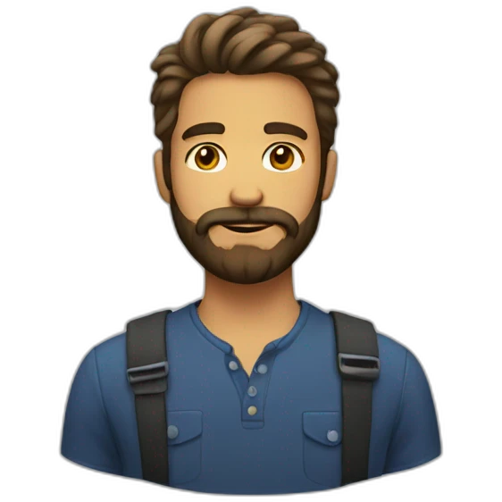 Men with Beard emoji