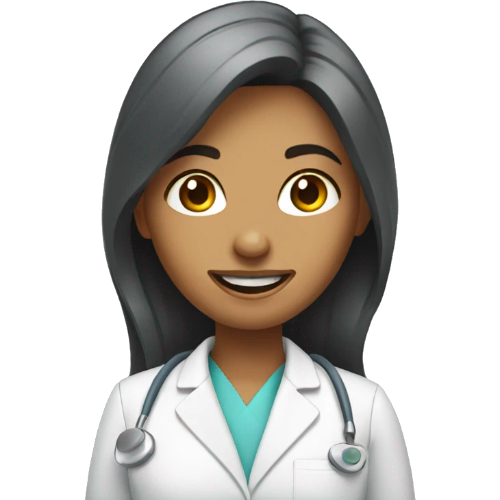 Young dentist woman emoji