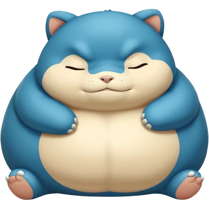 Snorlax Pokemon emoji