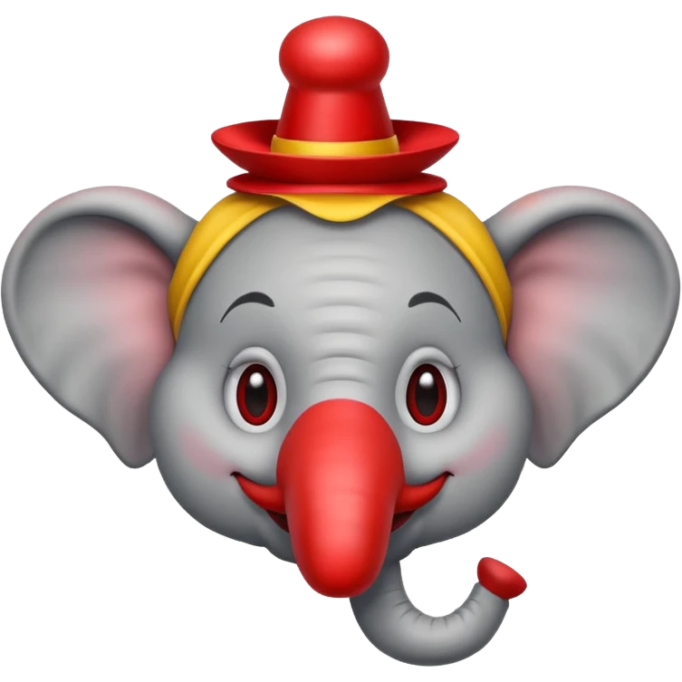 elephant clown, stand emoji