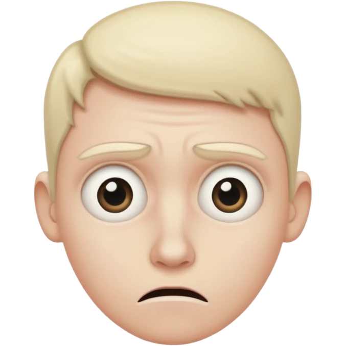 Fear and worried mixed emoji