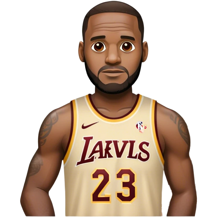LeBron with the Eiffel tower emoji