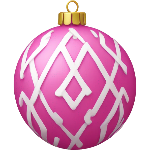 Pink ornament emoji