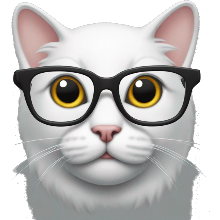 cat emoji wearing glasses sticking it’s tonge out emoji