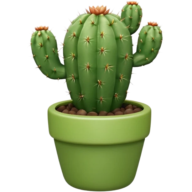 Mini cactus pot  emoji