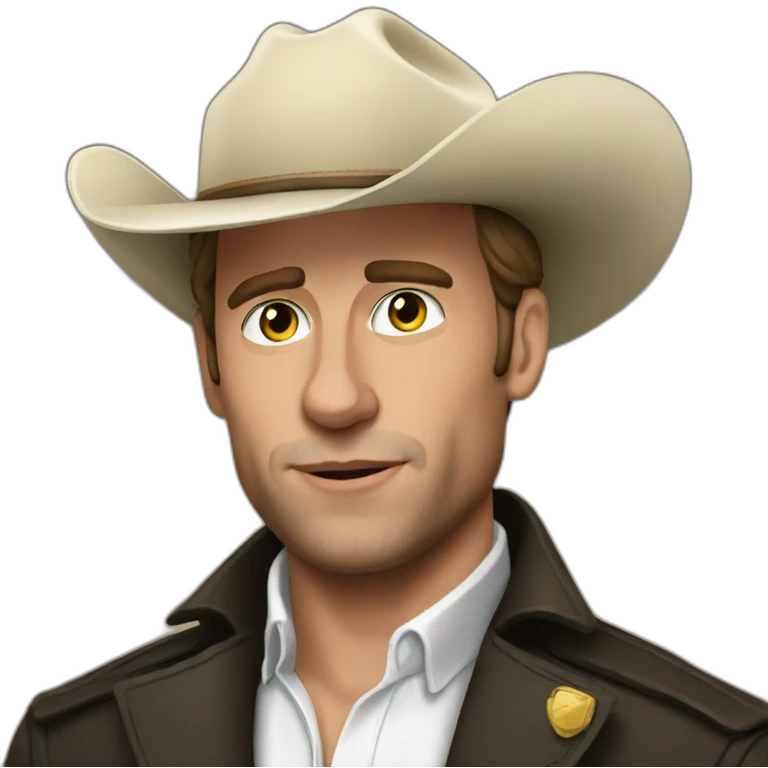 Macron cowboy emoji