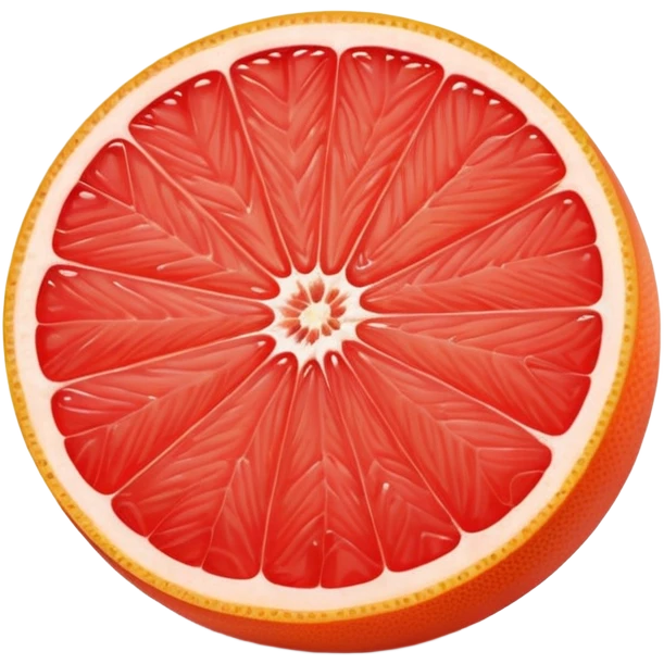 red grapefruit emoji