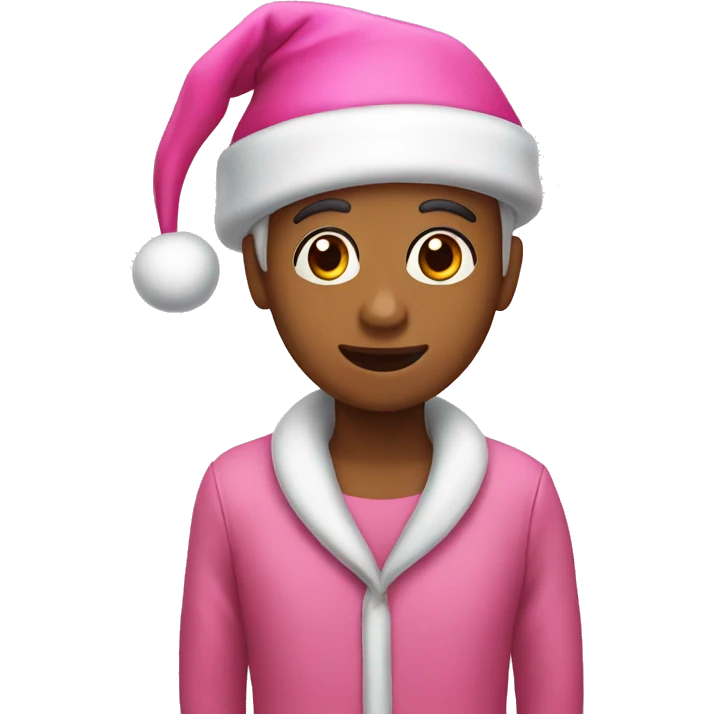 Pink Chritsmas  emoji