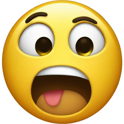 Shocked face emoji