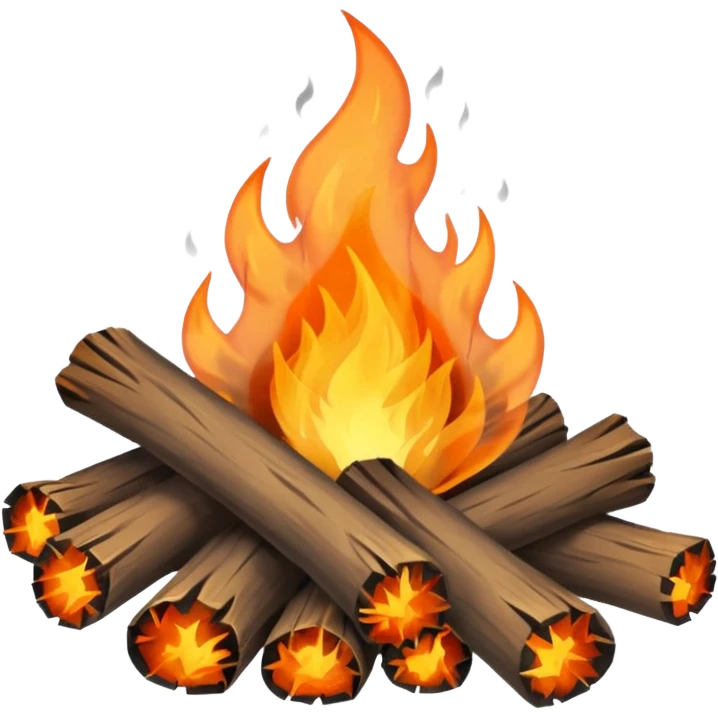 Fogata de camping 32x32 png menos de un mega emoji