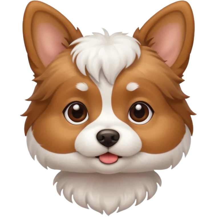 A pokie cutie dog emoji