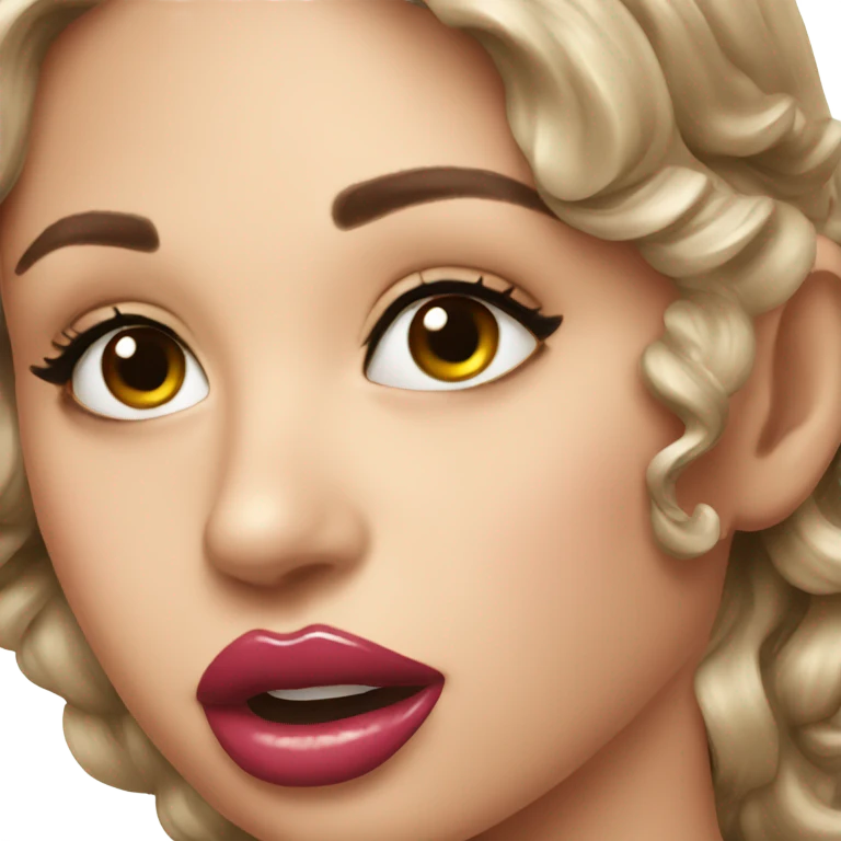 Lip gloss emoji