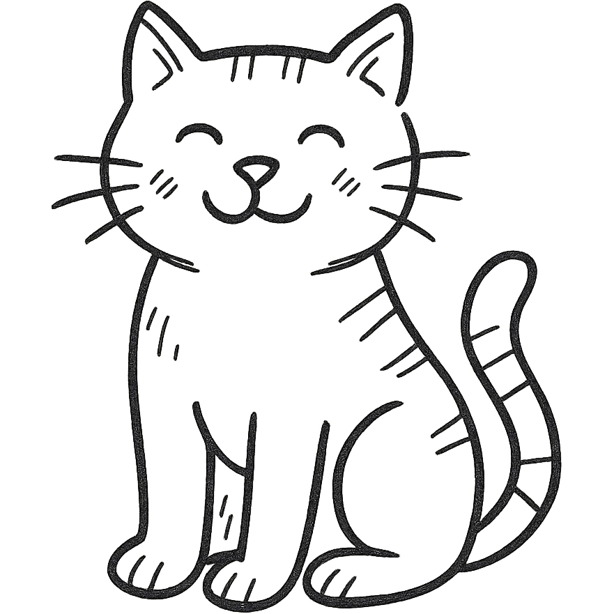 ginger cat smiling emoji