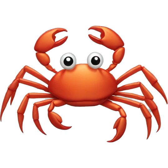 Dancing crab emoji