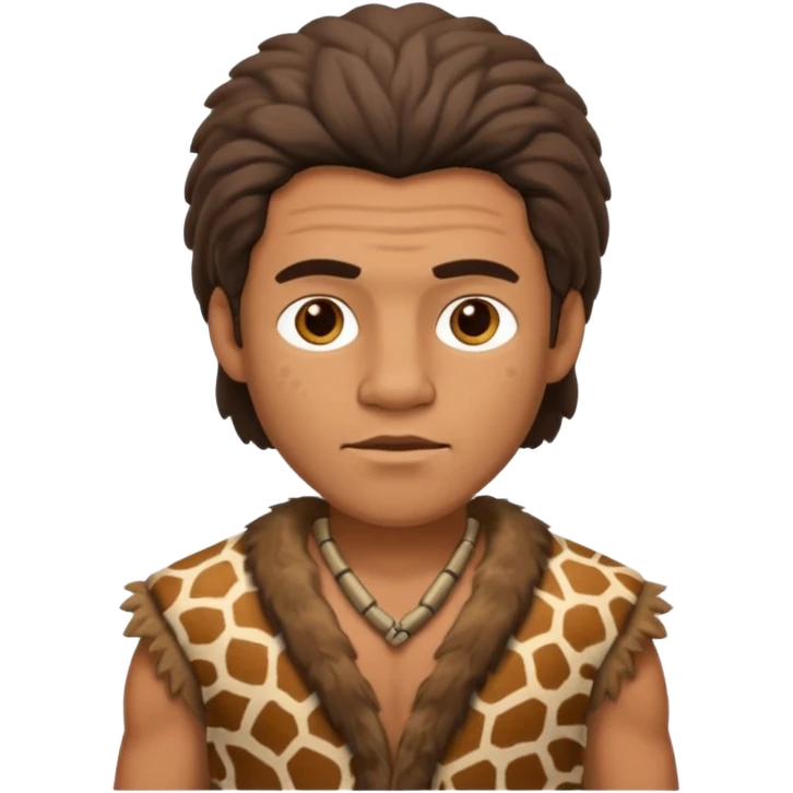 a stone age man walking  emoji