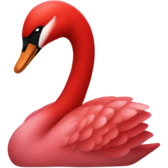 Red swan emoji