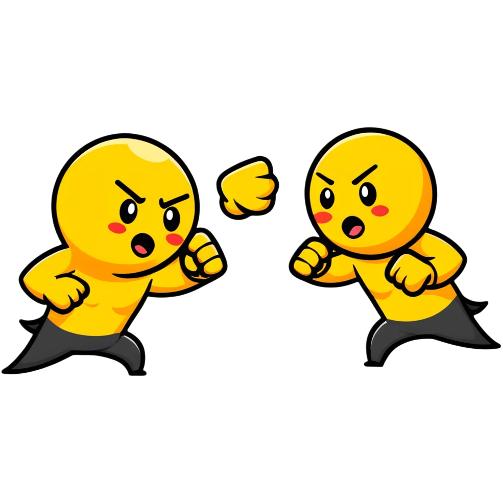 Emoji fighting  emoji