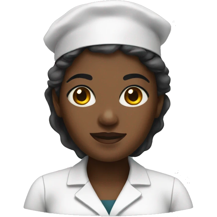 Black nurse  emoji