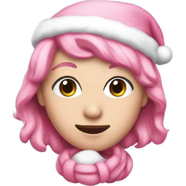 pink christmas  emoji