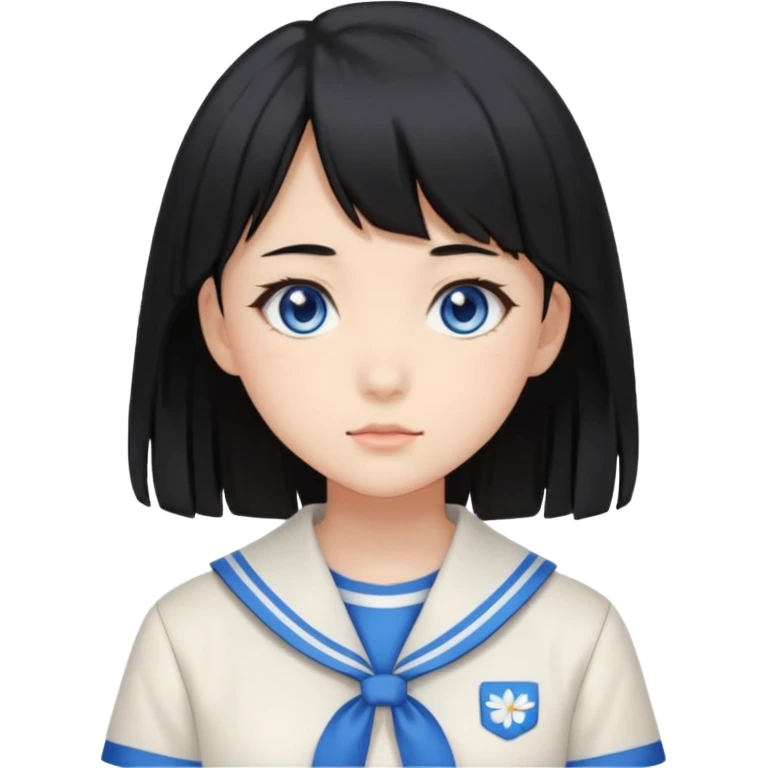 Anime girl named lili chan  with Seifuku emoji