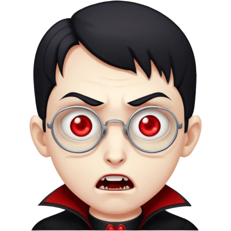 vampire kids with opticals Body looks like terror emoji