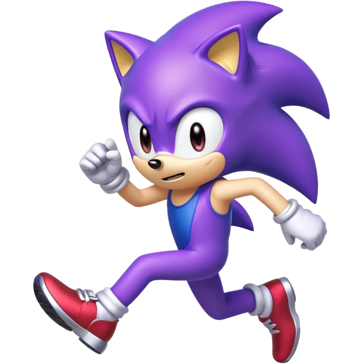 glitter purple sonic emoji
