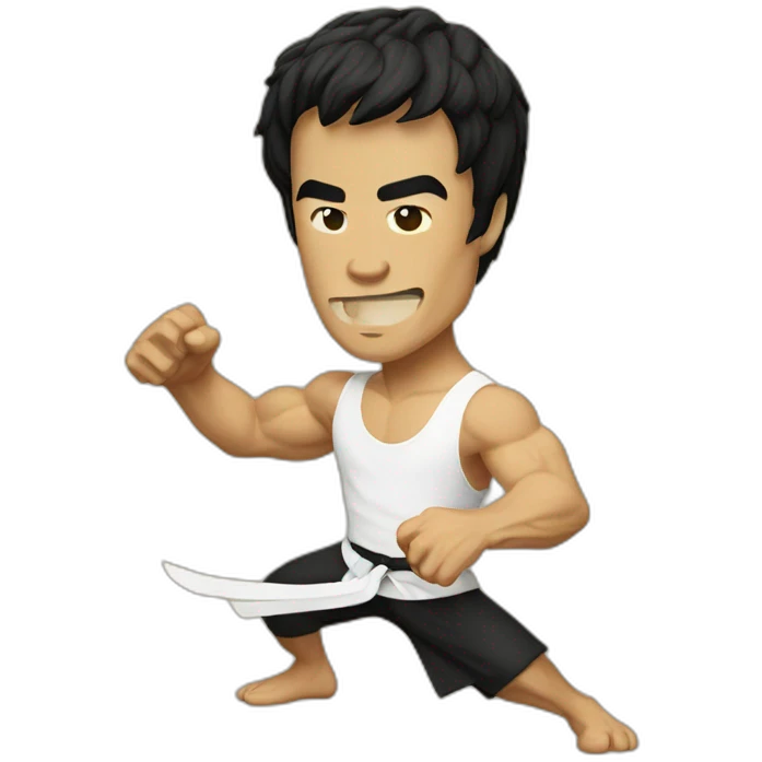 Bruce Lee dragon emoji