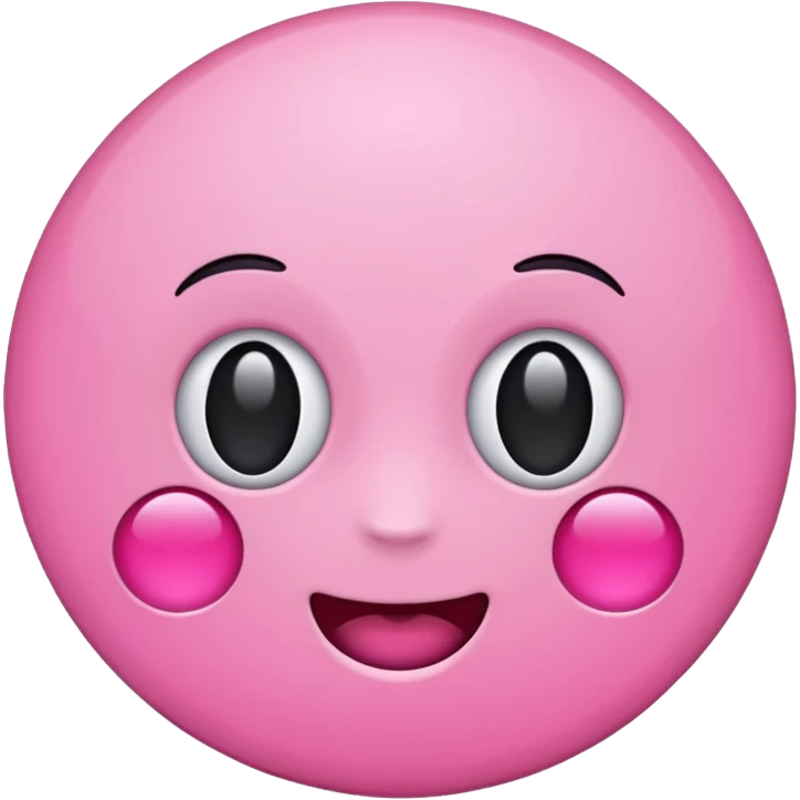 Pink sticker emoji