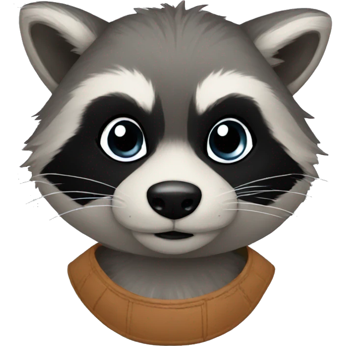 raccoon, polosun emoji