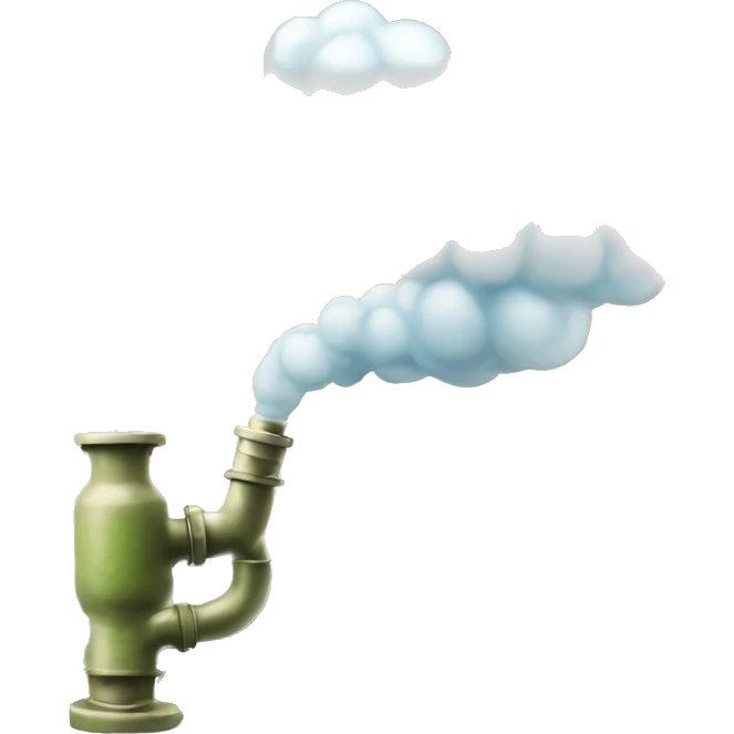 420 Person beakerbong clouds emoji