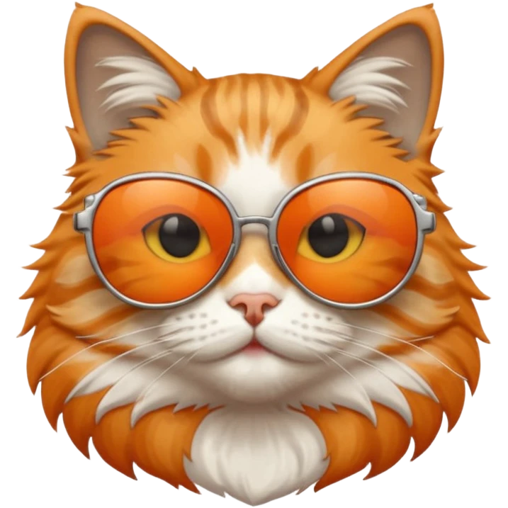Cat wearing sunglasses emoji