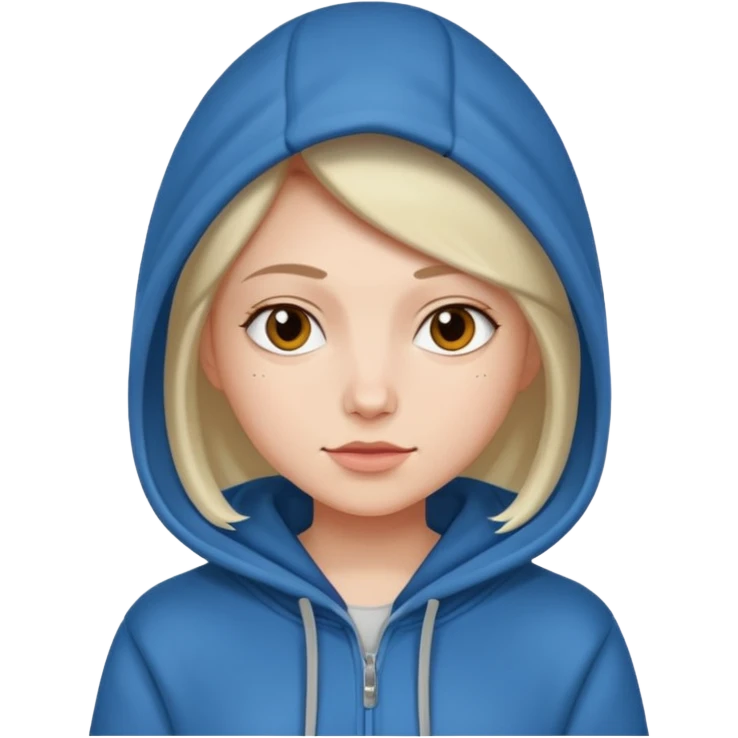 judy with a hoodie emoji