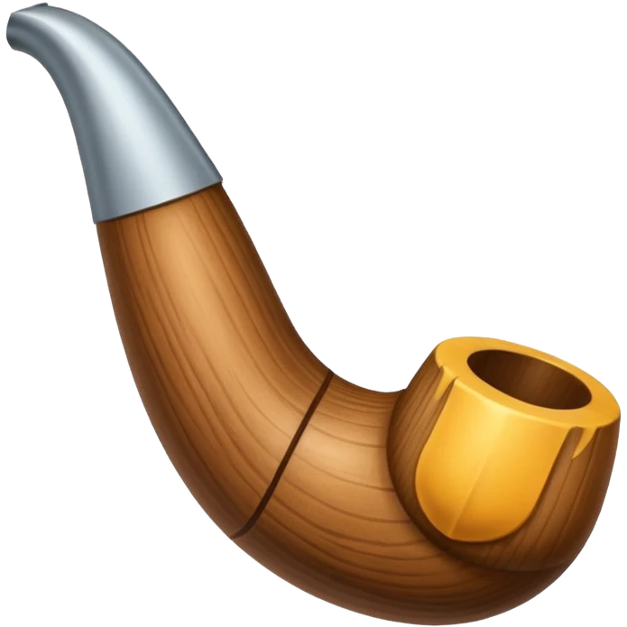 Una pipa con cara y con el pulgar hacia arriba emoji