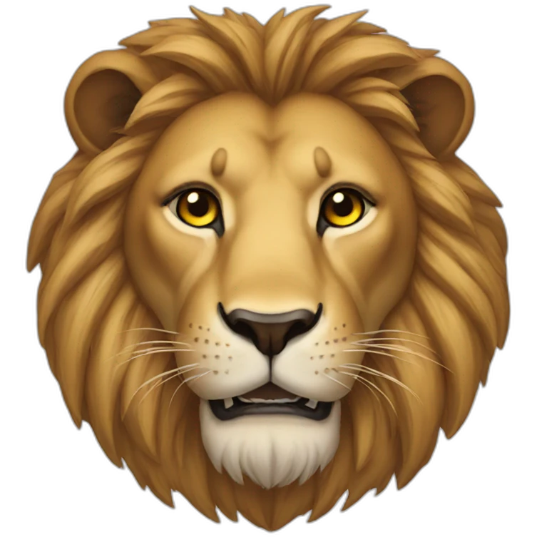 lion head emoji