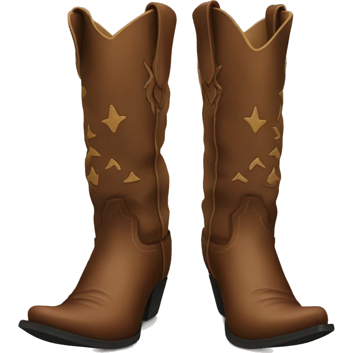 Cowboy boot emoji