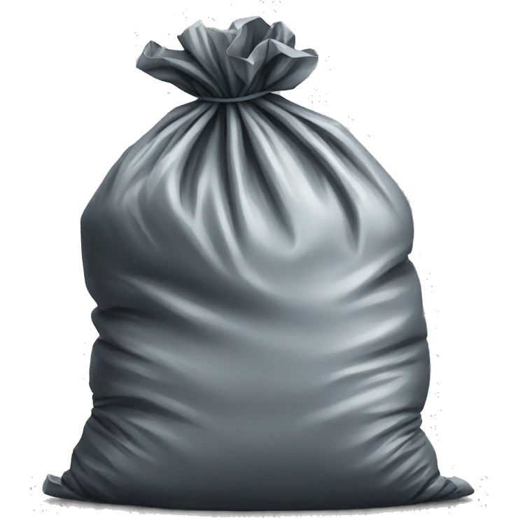garbage bag emoji