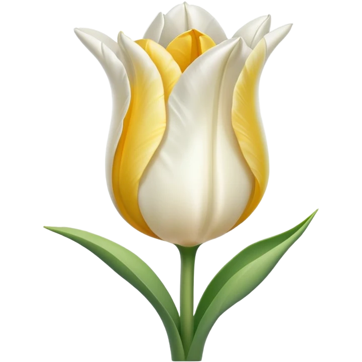 white tulipe emoji