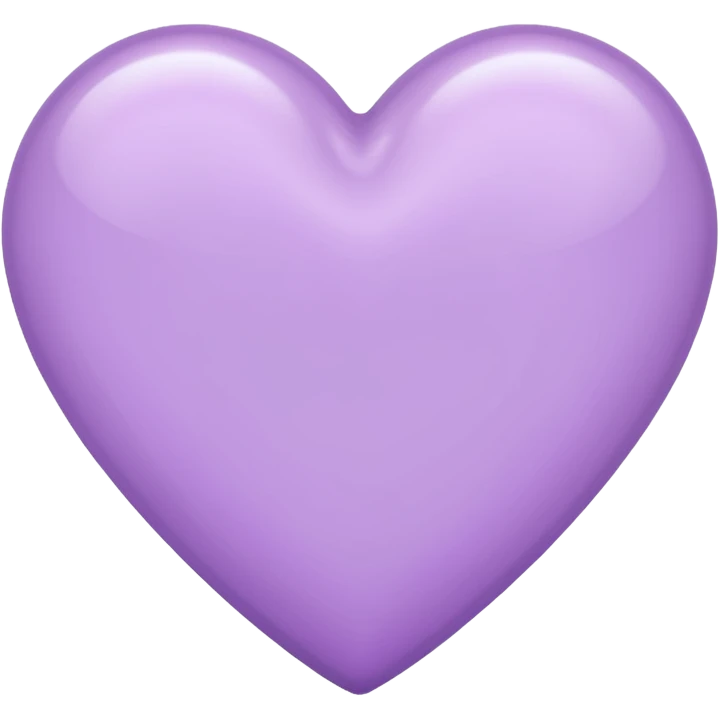 Light purple heart emoji