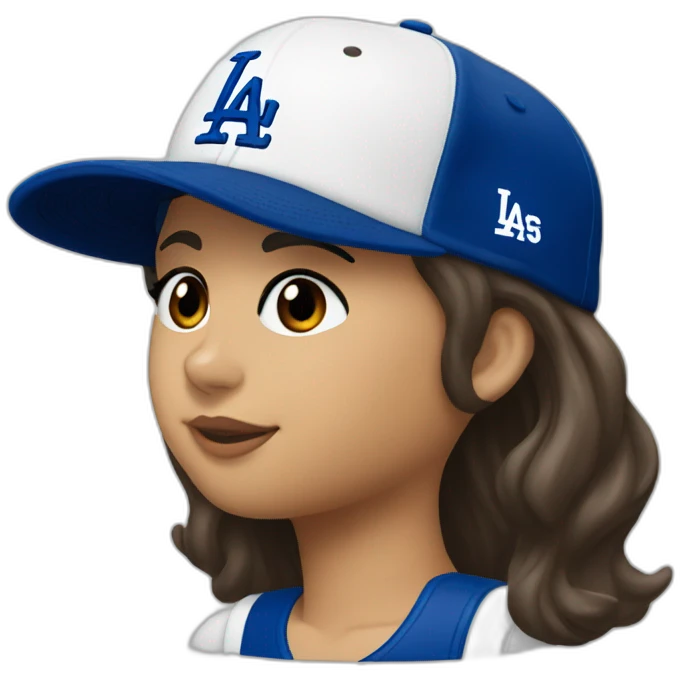 selena gomez dodgers cap emoji