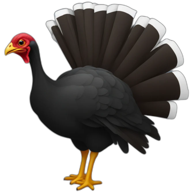 black turkey flag emoji