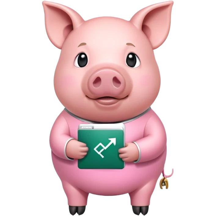 Pig with Kaspersky logo emoji