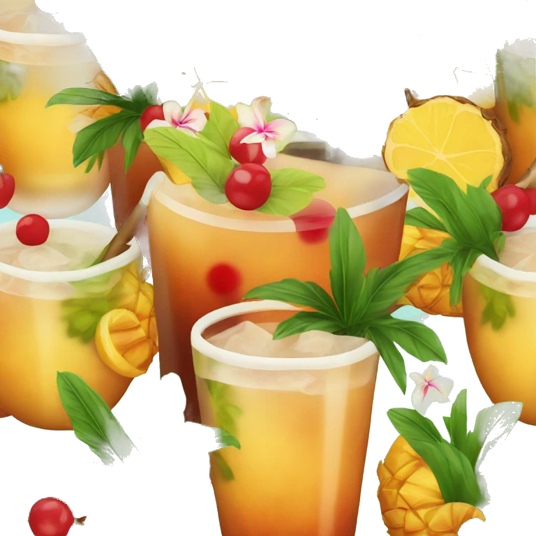 Mai Tai cocktail emoji