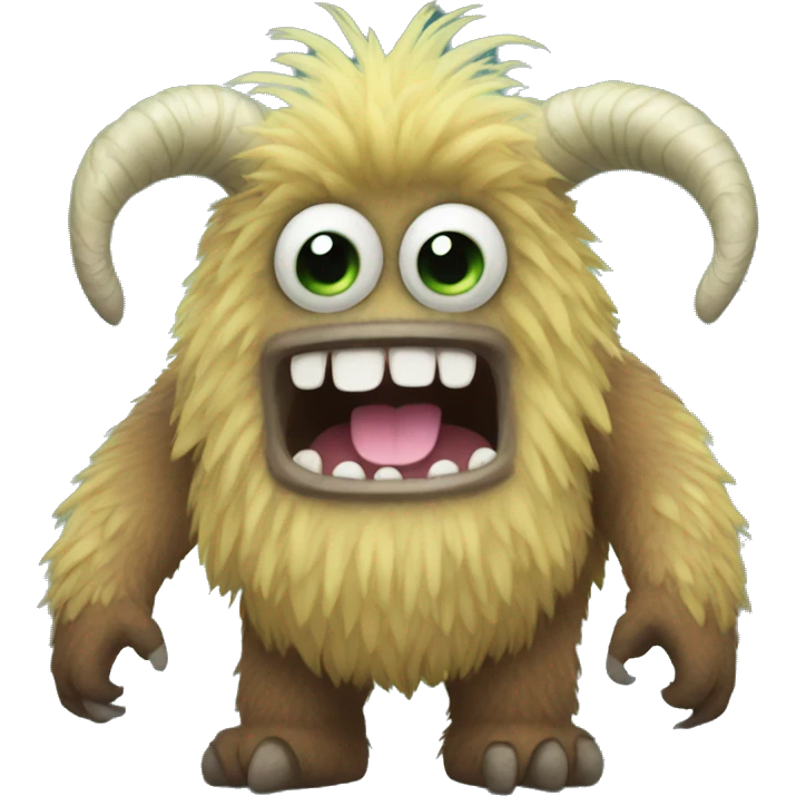 Mammott from my singing monsters  emoji