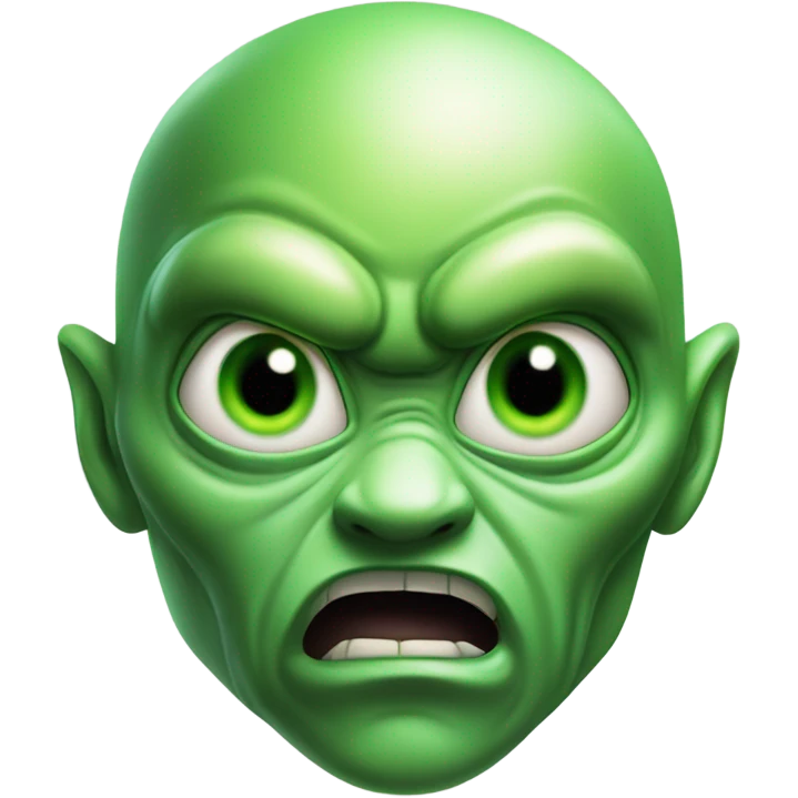 Duck fighting alien no duck emoji