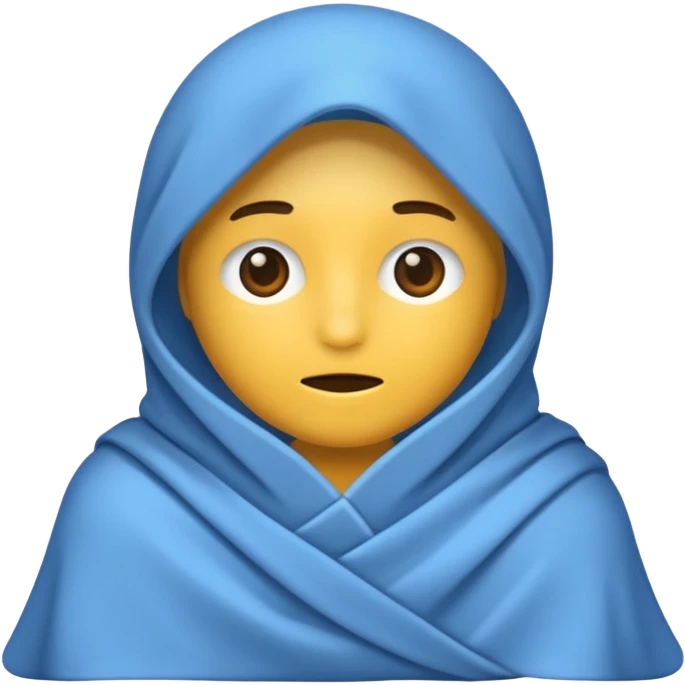 blanketed human emoji