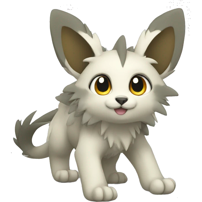 Cute cool animal hybrid Fakemon full body emoji