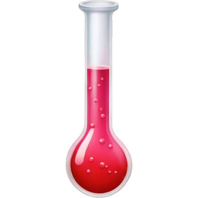 test tube red liquid emoji