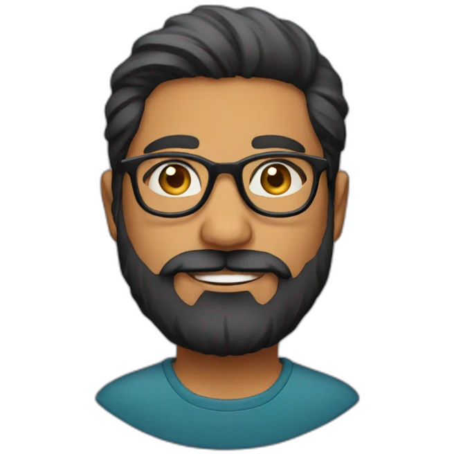 indian-guy-with-beard-and-glasses emoji