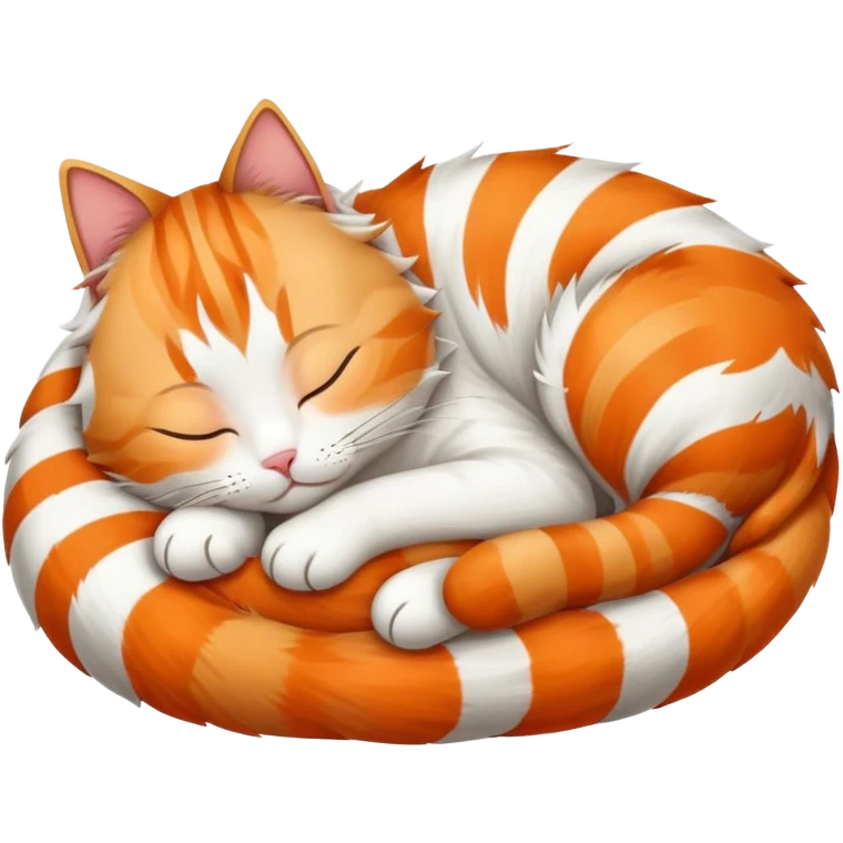 Cat sleeping emoji