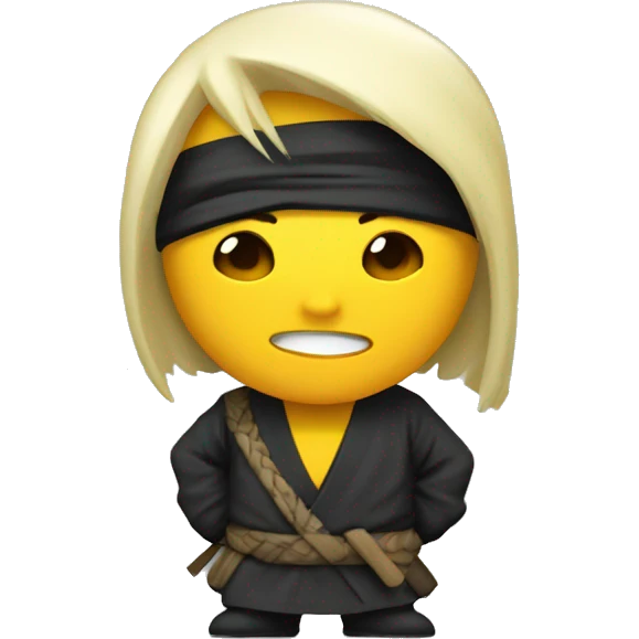 ninja con Dólares emoji